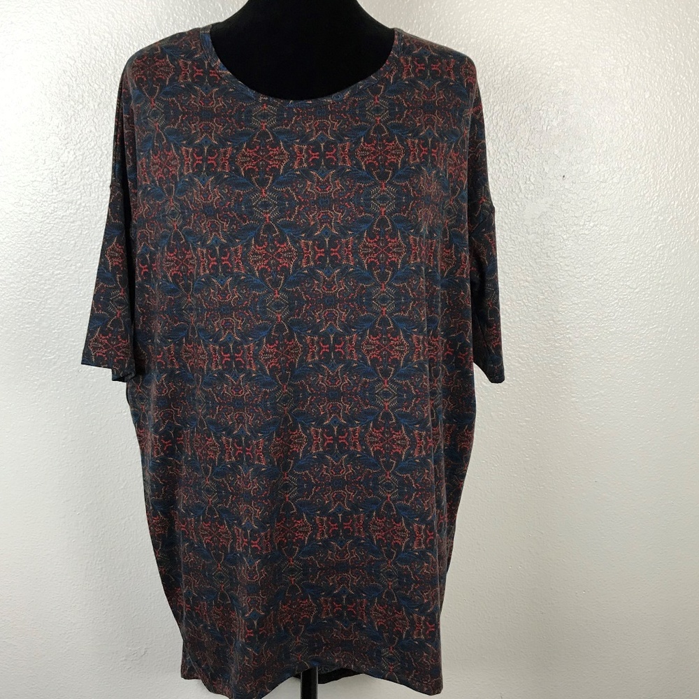 Lularoe Irma Muticolor Floral Tunic Top Size XS NW